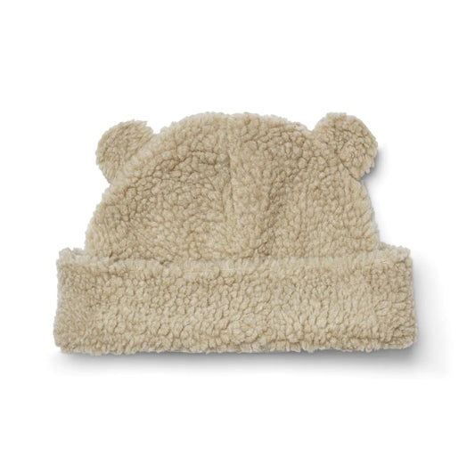 Liewood Bravo Pile Beanie with Ears in Mist