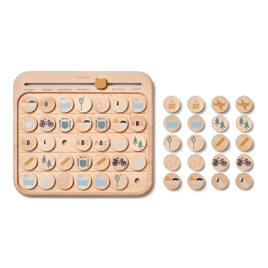 Liewood Tao Calendar Activity - Faune Green Multi Mix