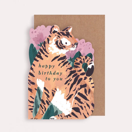 Tiger Birthday Card By Sister Paper Co