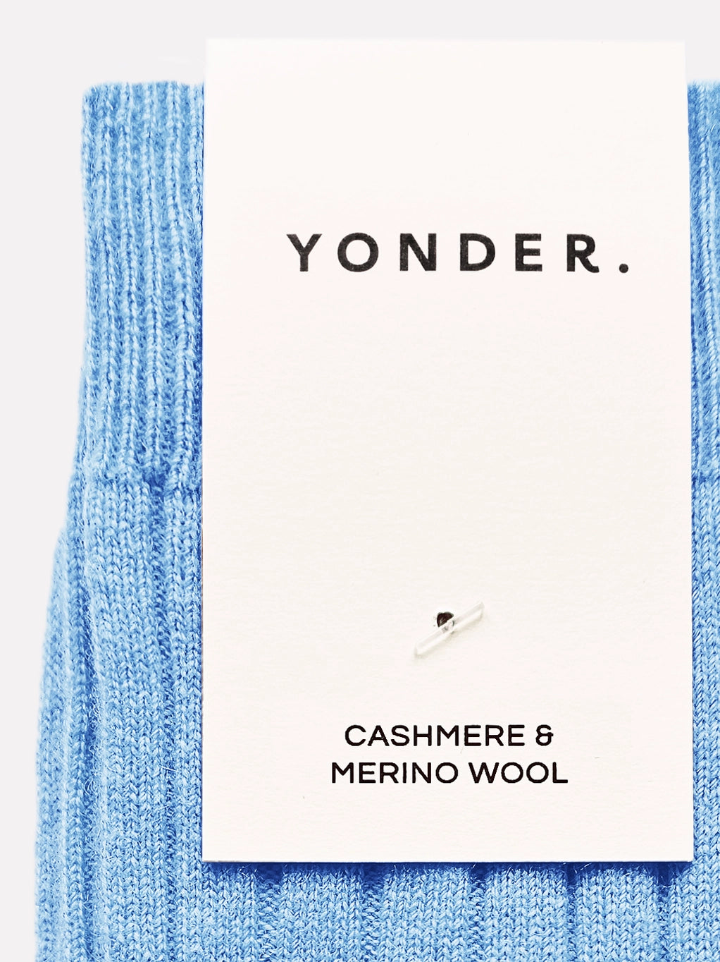 Cashmere and Merino Wool Socks in Cornflower By Yonder