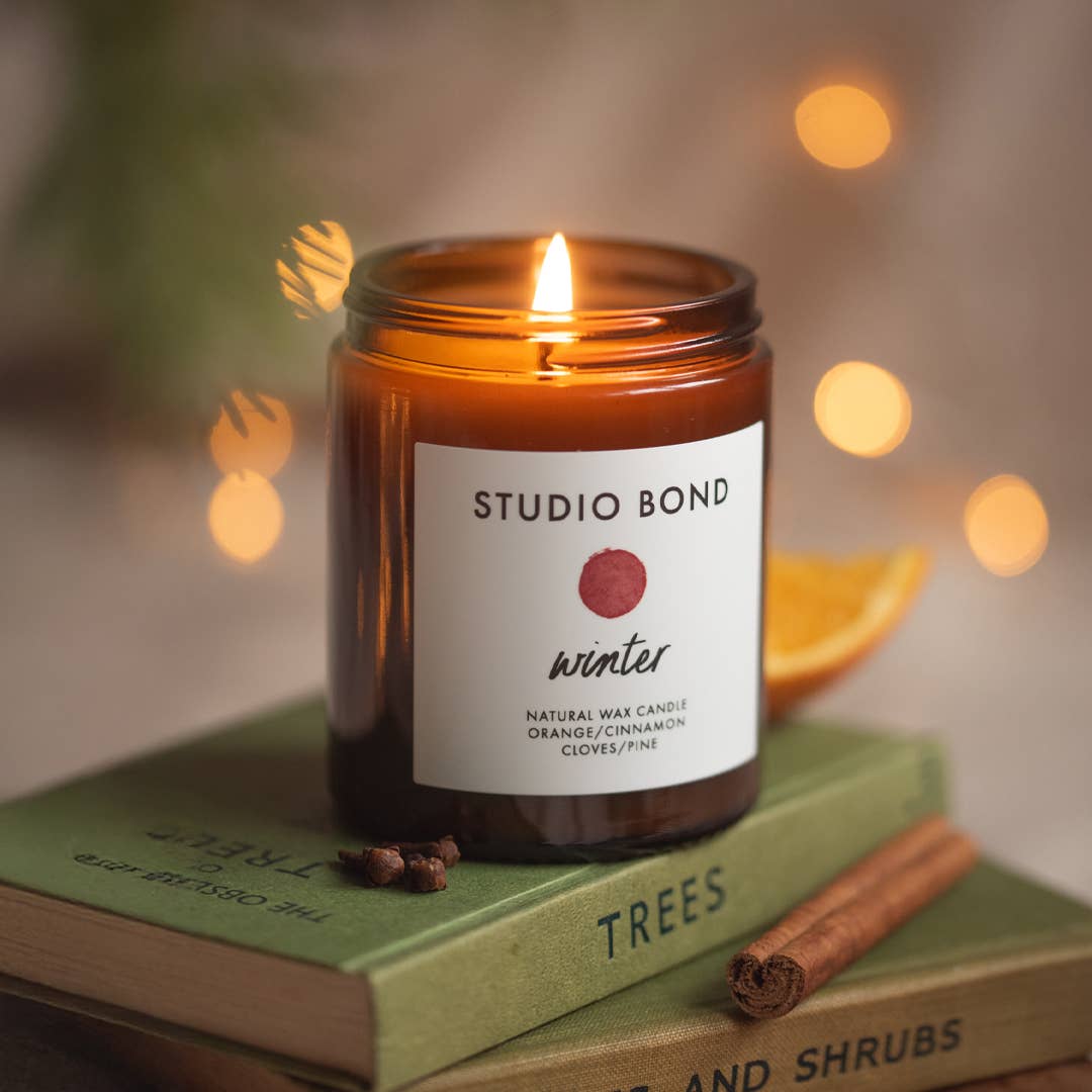 STUDIO BOND Winter Orange + Cinnamon Candle: 170ml