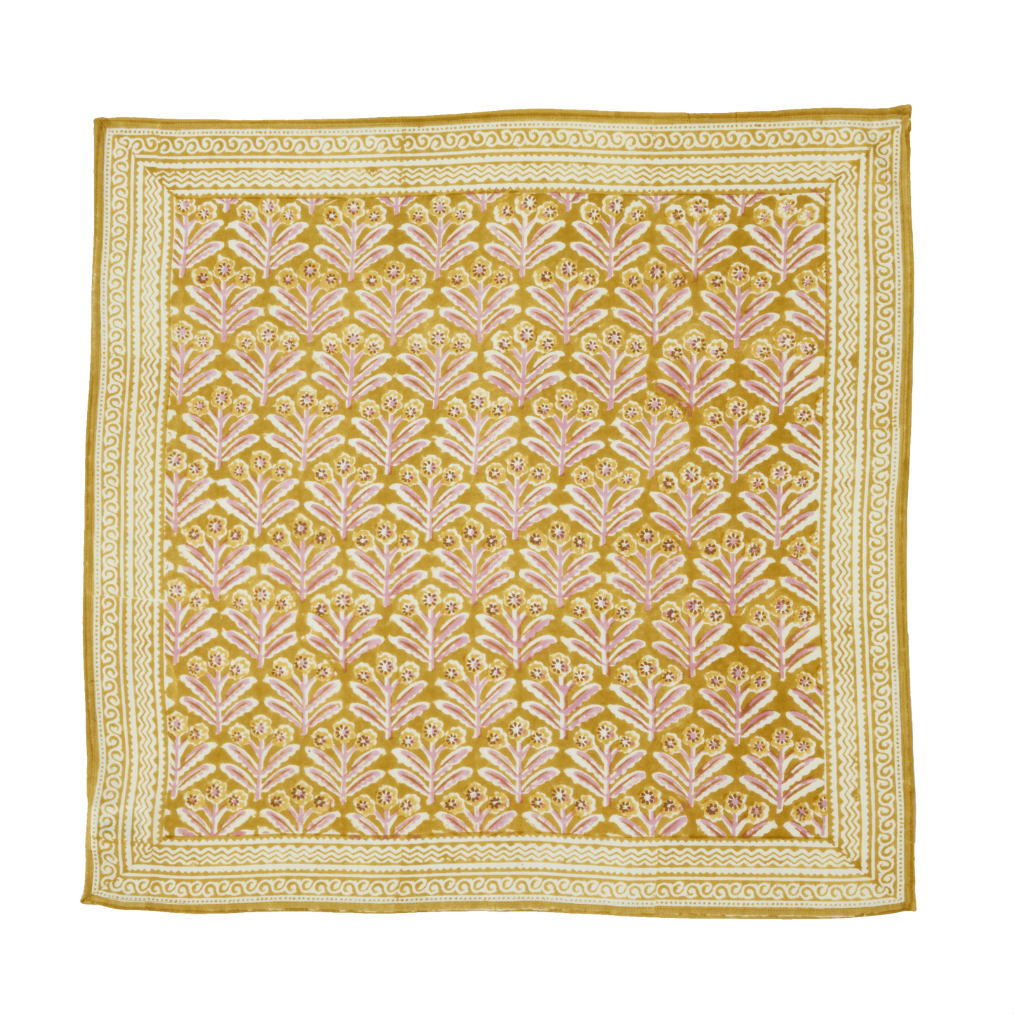 Small Indian Scarf - Mahal Honey by Bonheur du Jour
