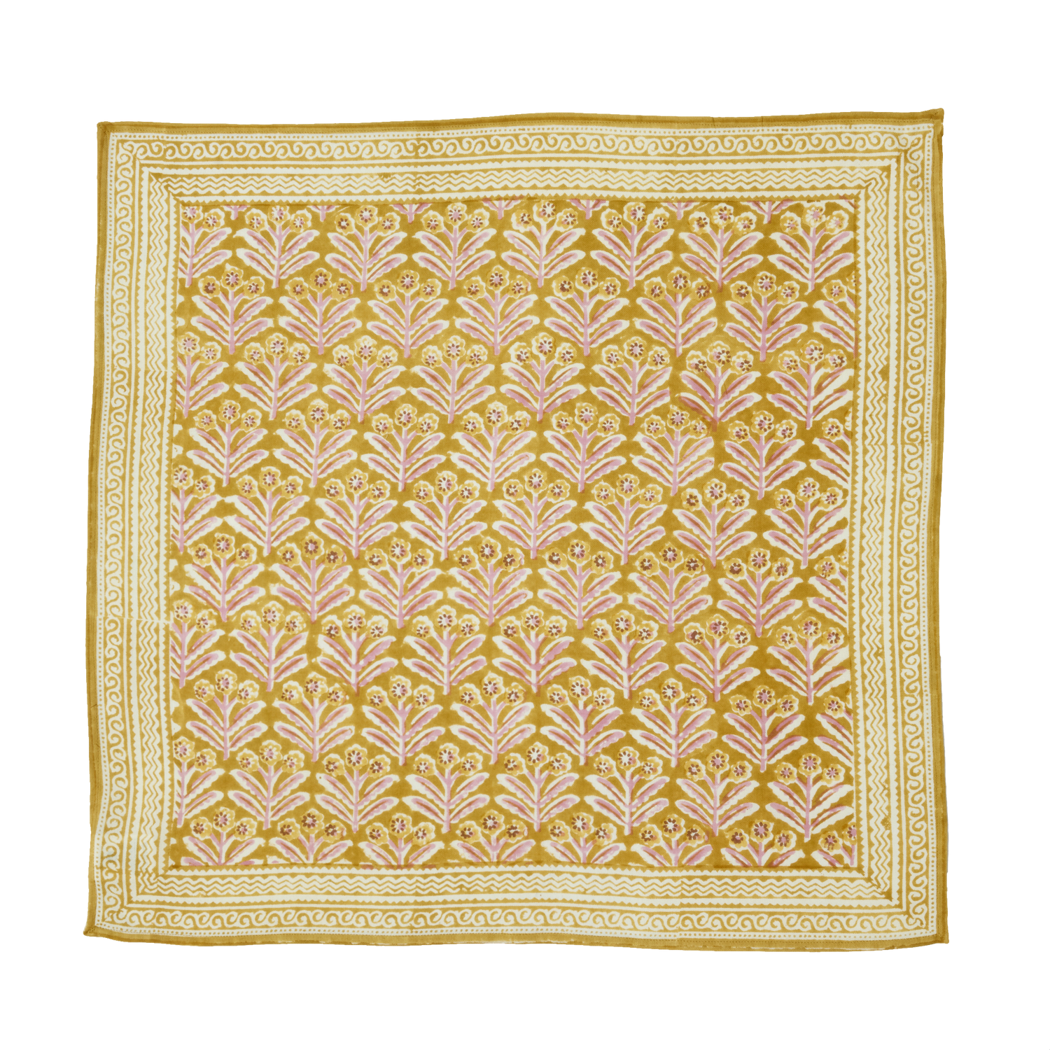 Small Indian Scarf - Mahal Honey by Bonheur du Jour
