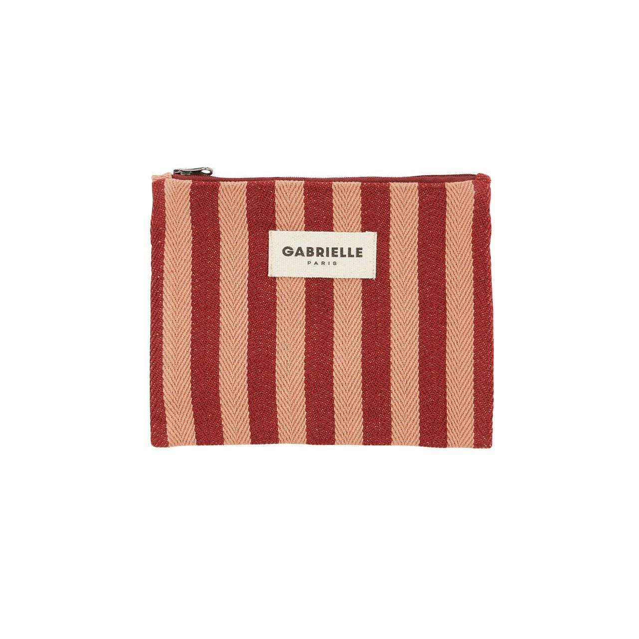 Small Cotton Pouch in Garance Stripes by Gabrielle Paris