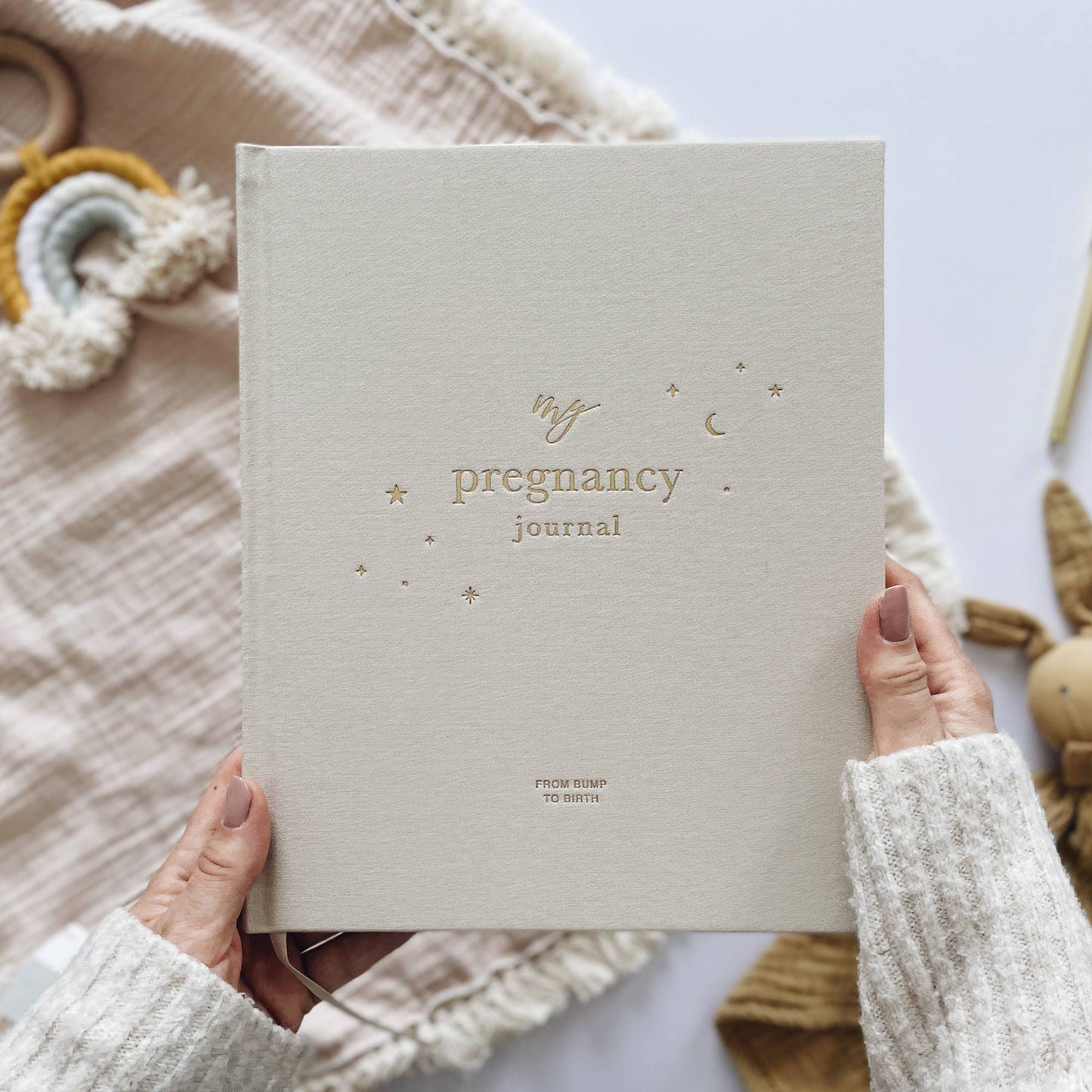 Pregnancy Journal (Pearl) By Blush & Gold