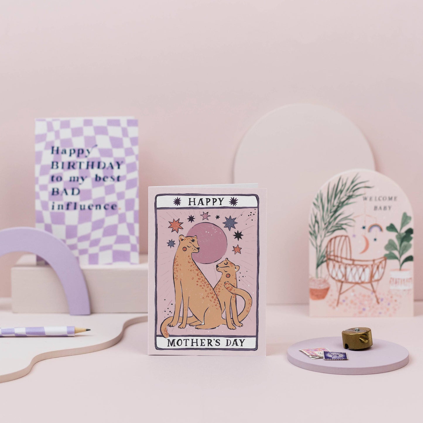 Tarot Leopard Mother's Day Card By Sister Paper Co