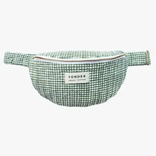 Organic Cotton Bum Bag in Khaki By Yonder
