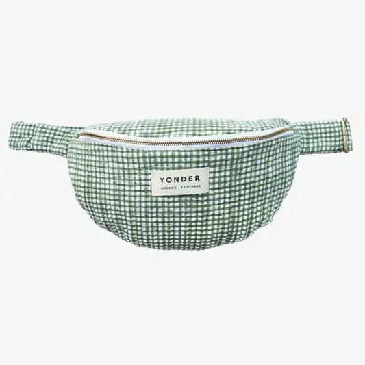 Organic Cotton Bum Bag in Khaki By Yonder