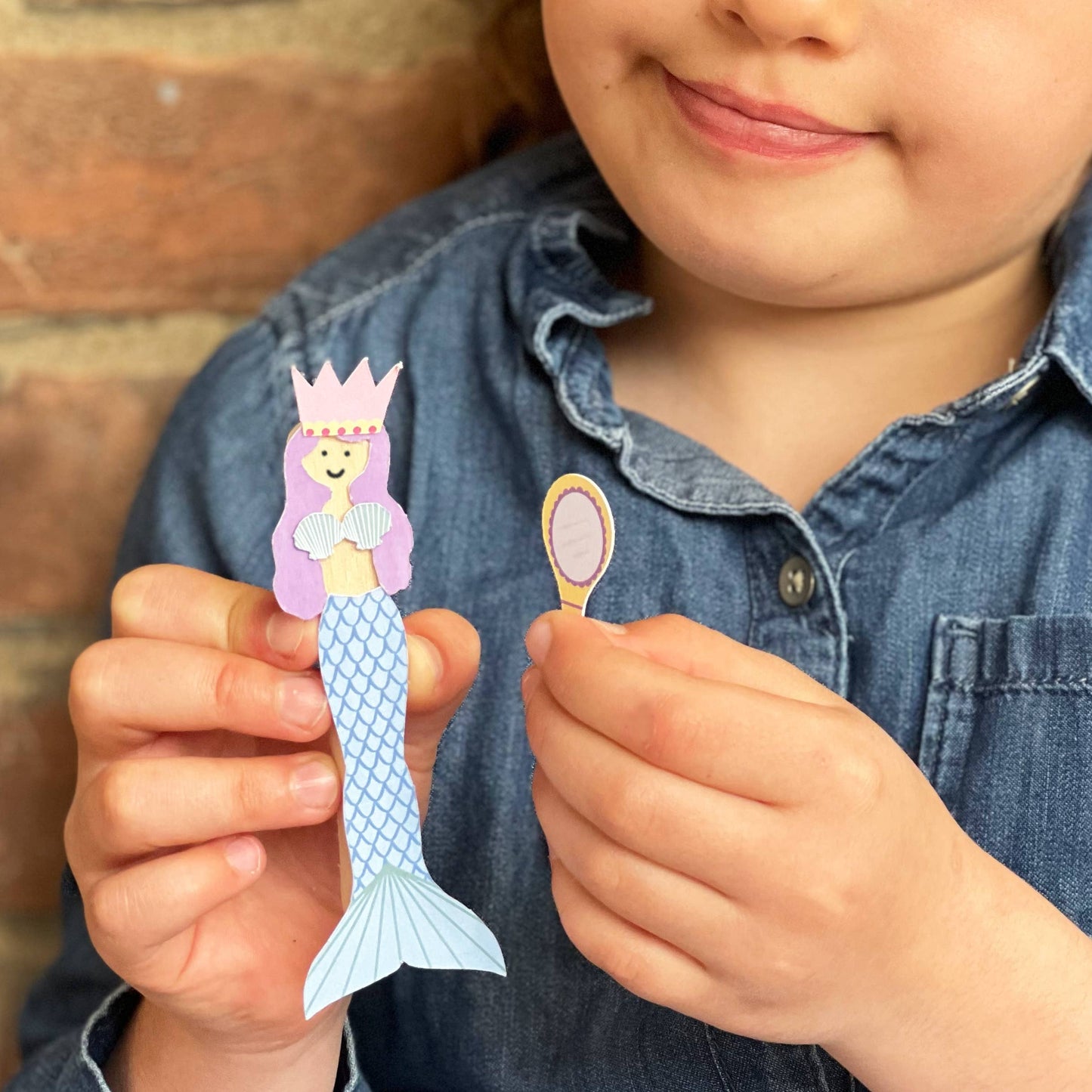 Make Your Own Mermaid Peg Doll By Cotton Twist