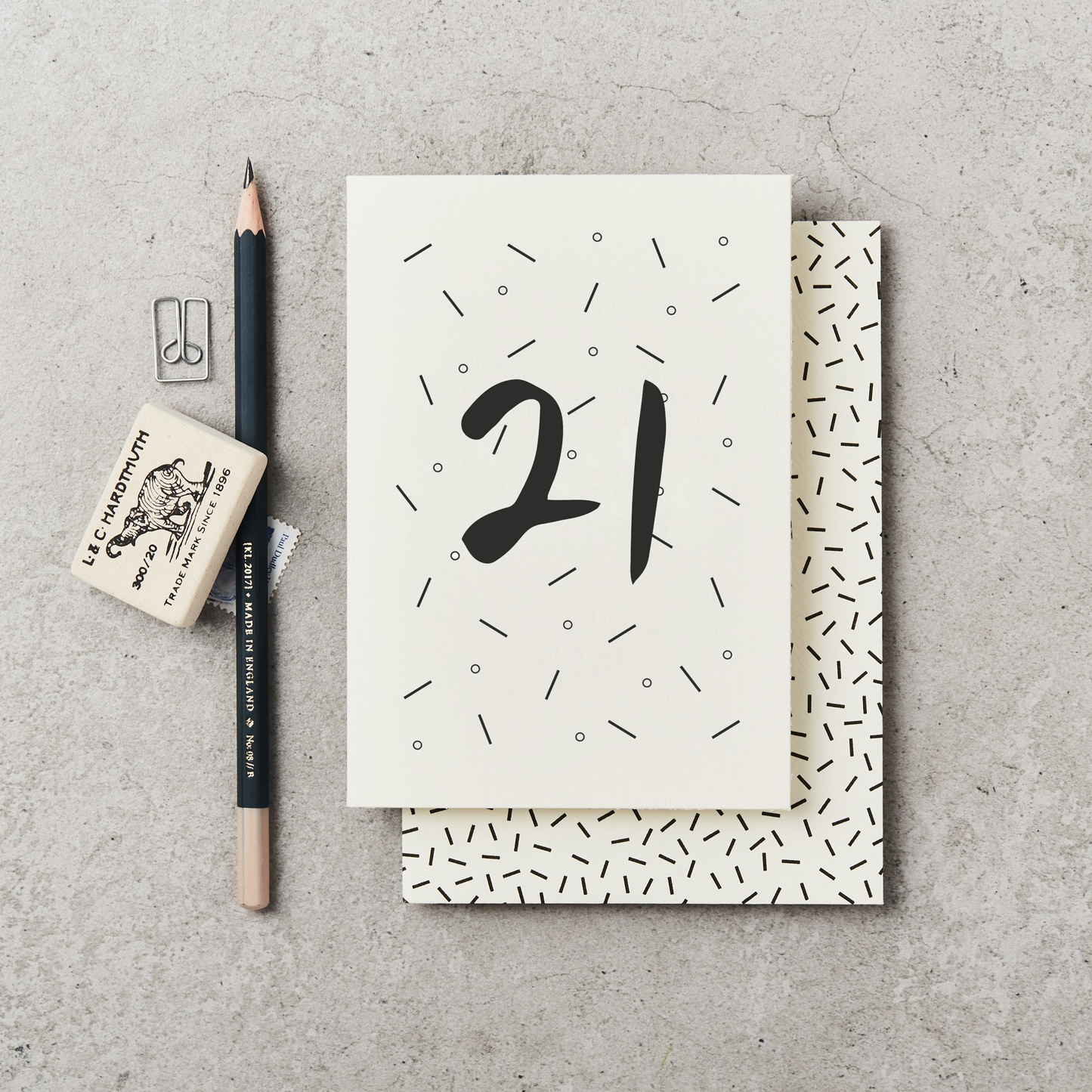 21 Birthday Card By Katie Leamon