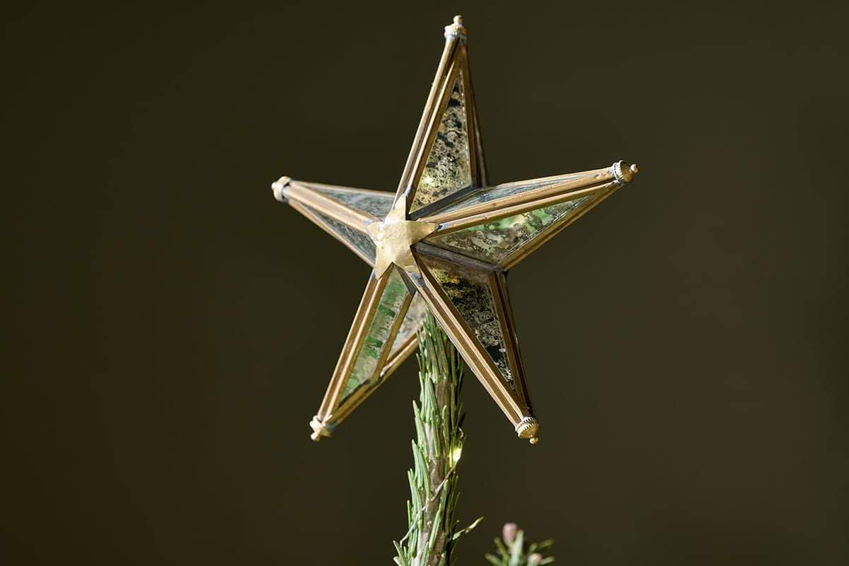 Bakara Star Christmas Tree Topper By Nkuku