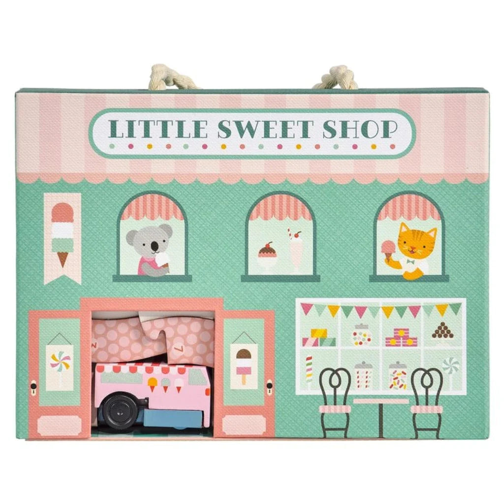 Petit Collage Little Sweet Shop Wind-Up & Go Play Set