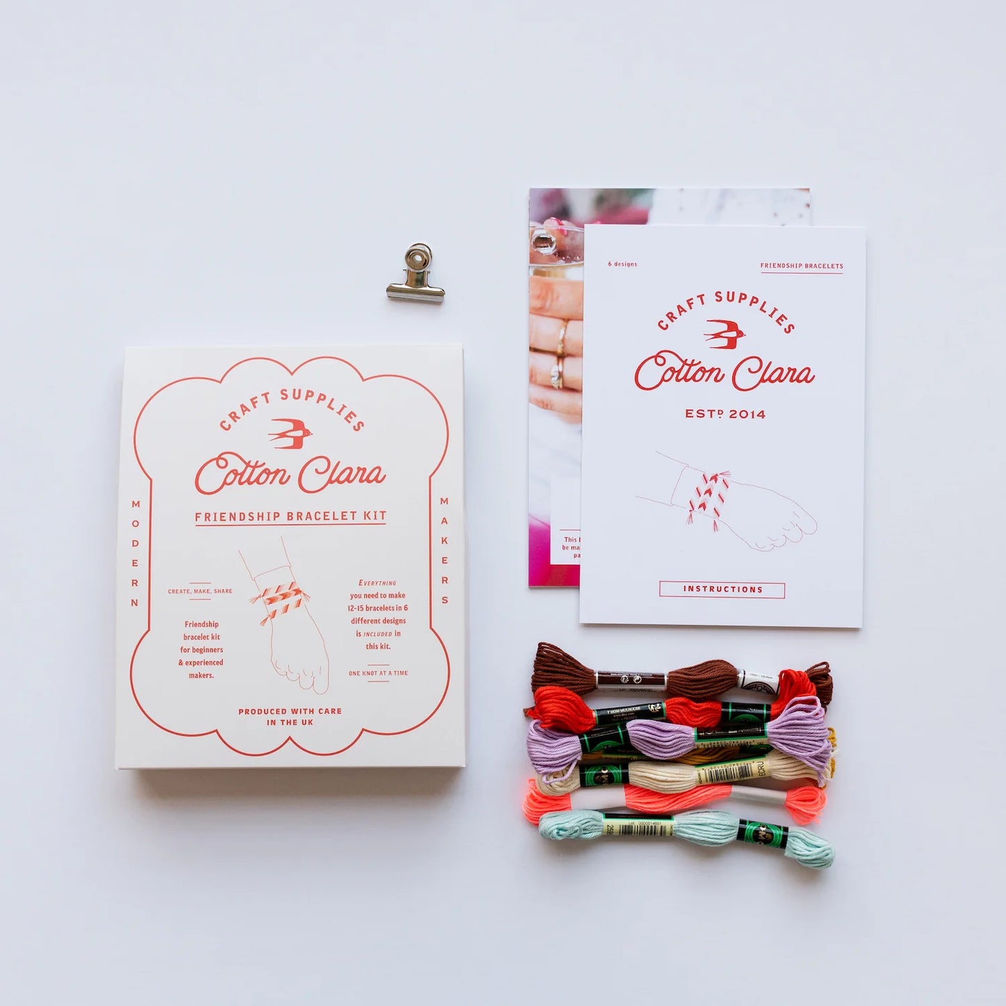 Friendship Bracelet Kit By Cotton Clara