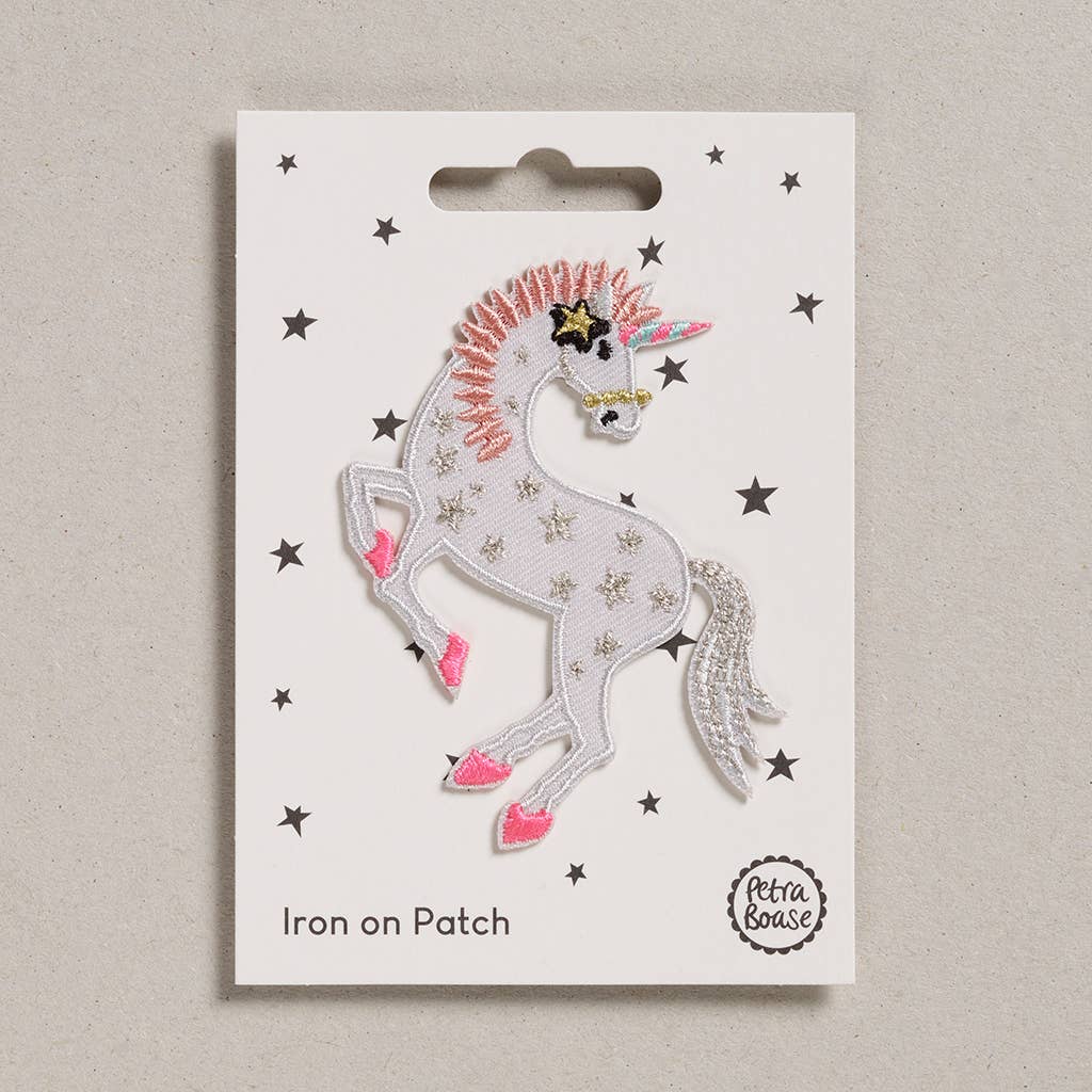 Iron on Patch - Unicorn By Petra Boase