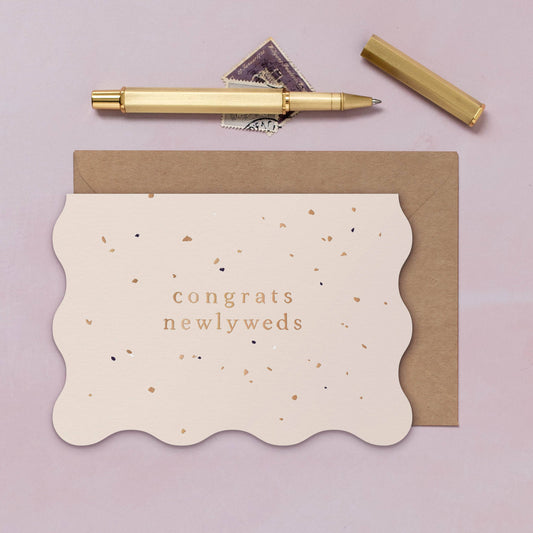 Newlyweds Wedding Card By Sister Paper Co.
