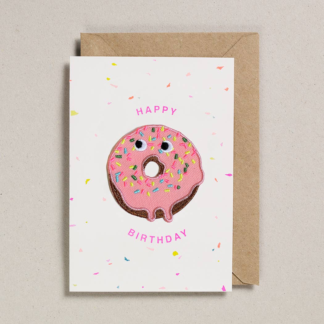 Doughnut Patch Card by Petra Base 