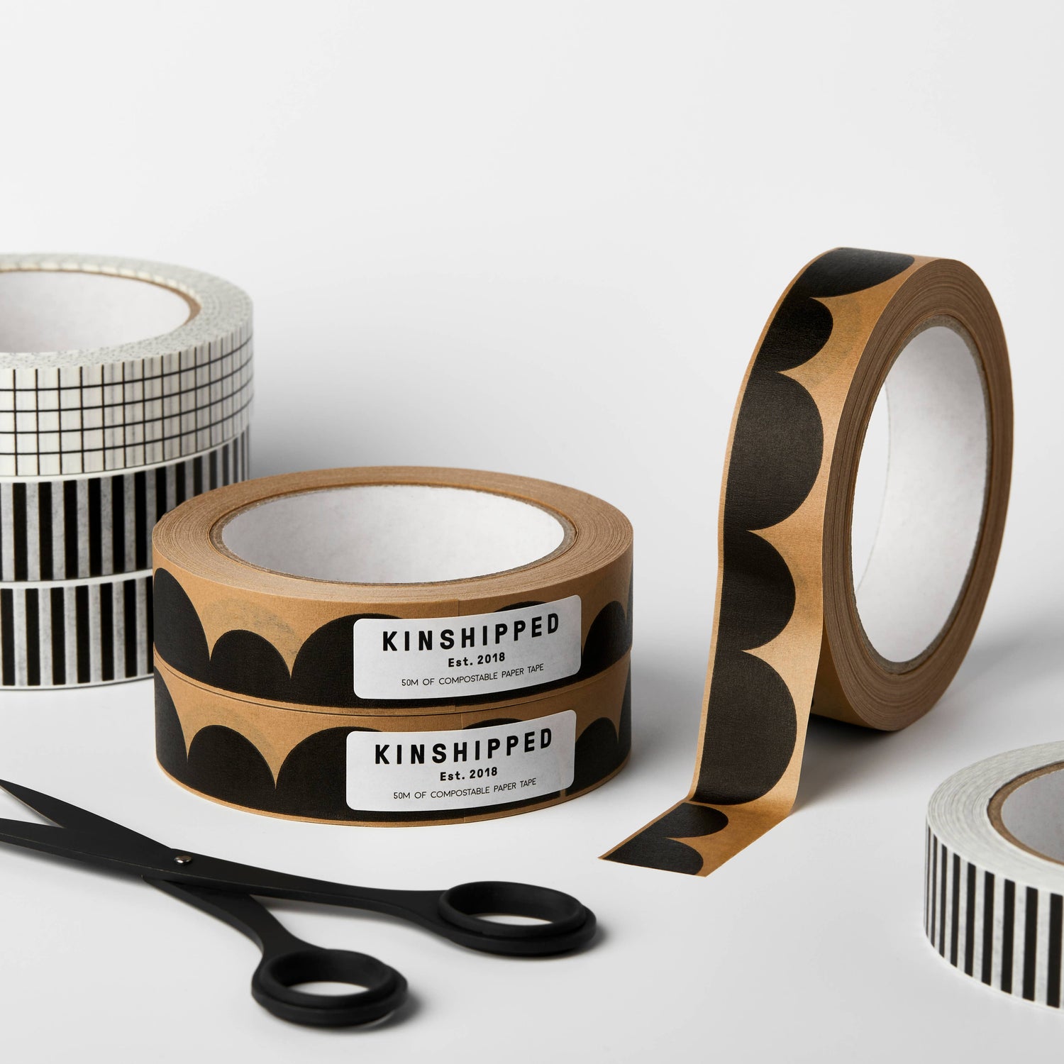 Paper Tape - Scallop Design By Kinshipped 