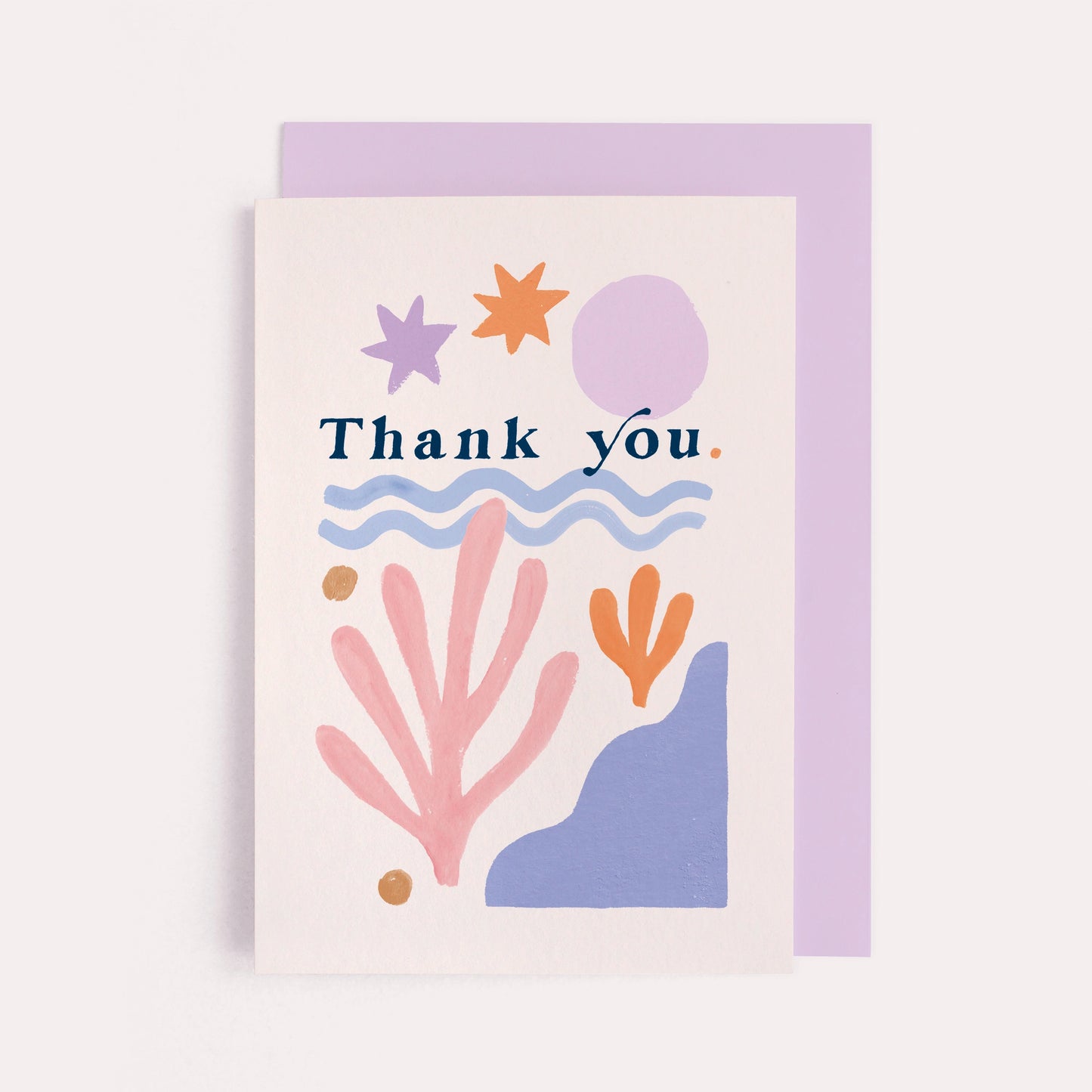 Shapes Thank you Card By Sister Paper Co.