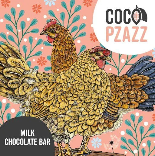 Coco Pzazz - Fox & Boo's Milk Chocolate Bar 80g