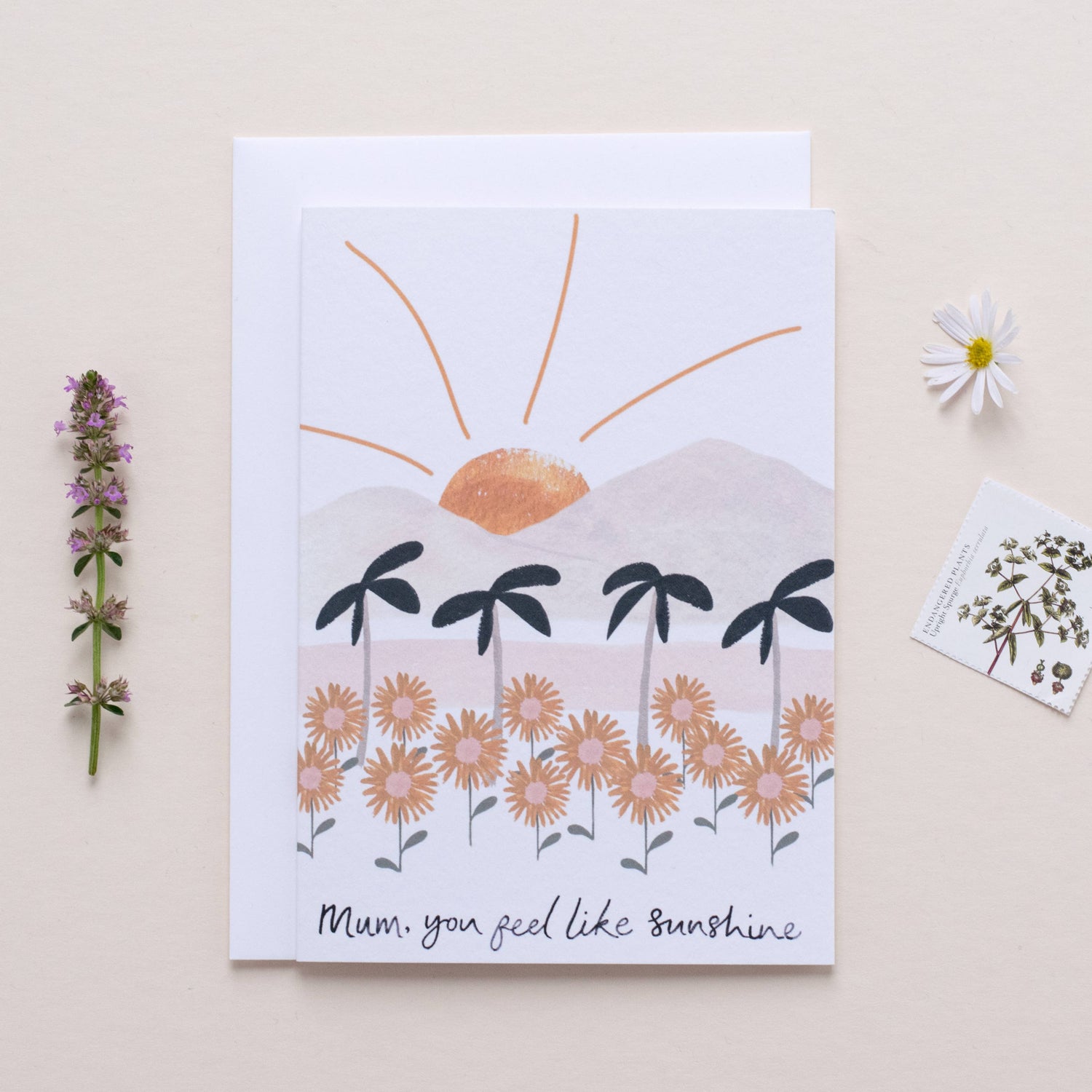 Sunshine Mama Greeting Card By The Hidden Pearl Studio