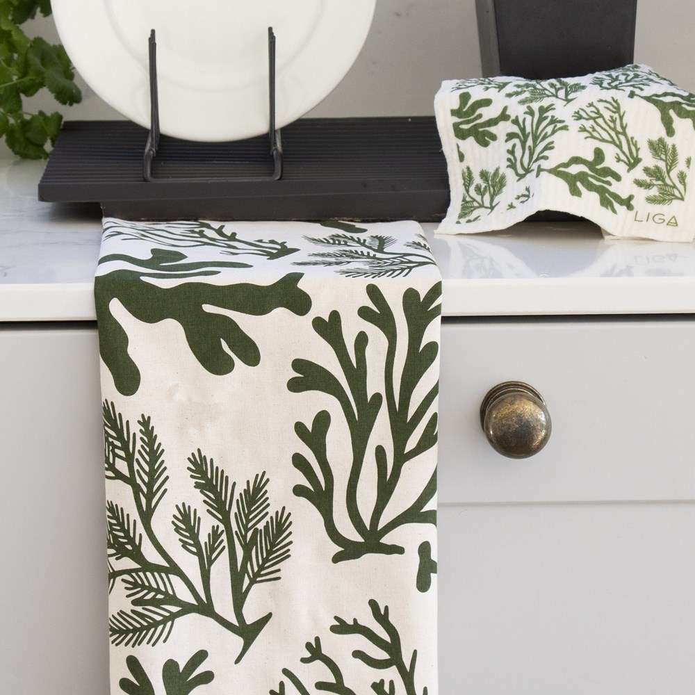 Organic Tea Towels | Seaweed By Liga