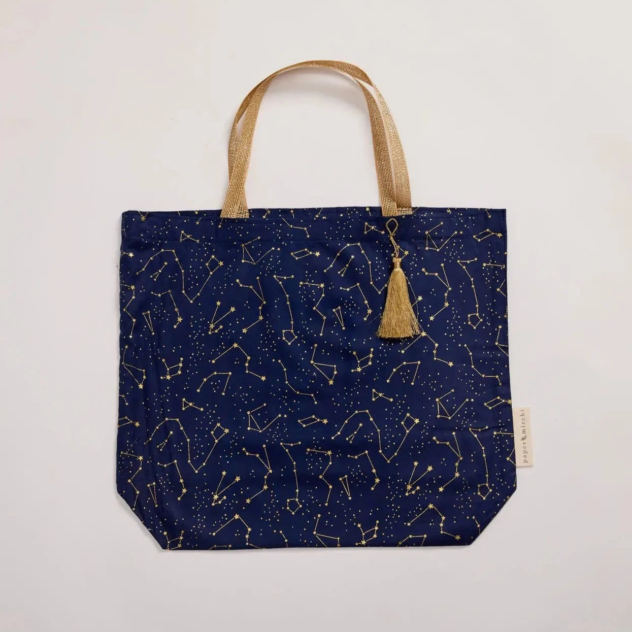 Reusable Fabric Gift Bags Tote Style - Night Sky by Paper Mirchi