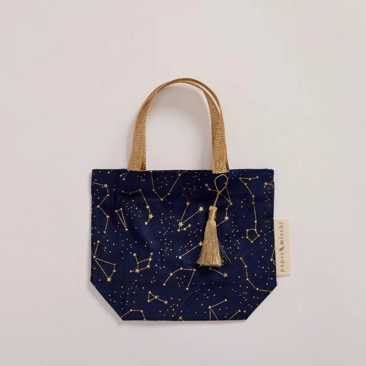 Reusable Fabric Gift Bags Tote Style - Night Sky by Paper Mirchi