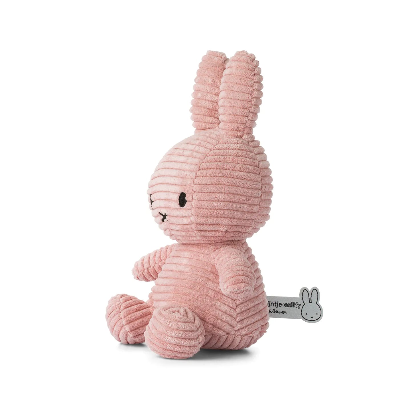 Miffy Sitting Corduroy Pink - 23cm - 9''