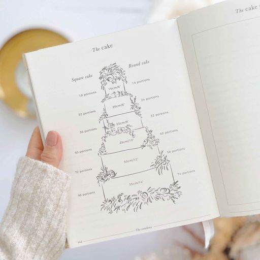 Luxury Wedding Planner Book - White By Blush & Gold