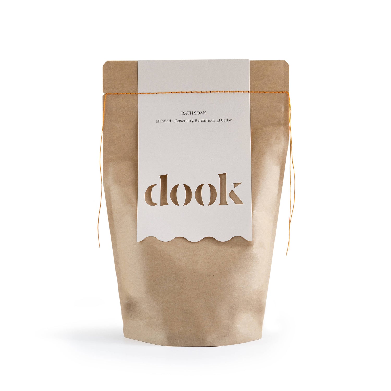 Bath Soak - Mandarin, Bergamot, Rosemary & Cedar Bath Salts By Dook