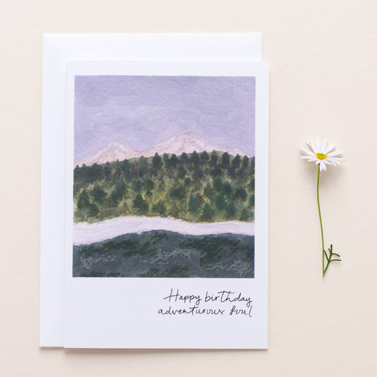 'Adventurous Soul' Birthday Card By The Hidden Pearl Studio