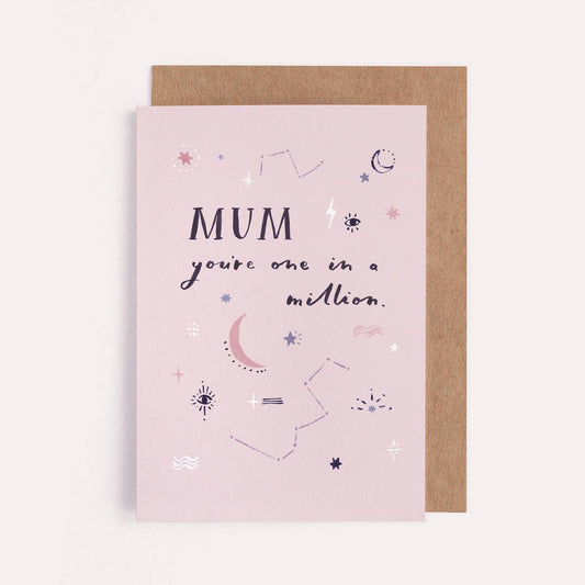 Mum in a Million Card By Sister Paper Co.