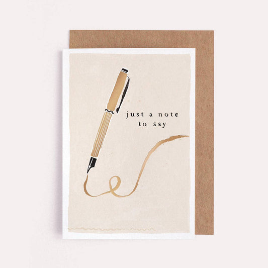 Just A Note Card By Sister Paper Co.