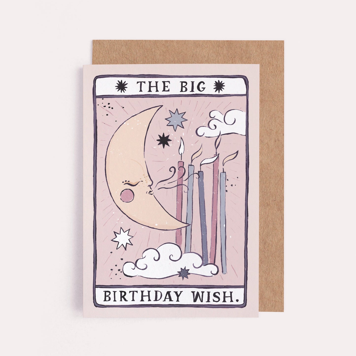 Tarot Moon Birthday Wish Card By Sister Paper Co