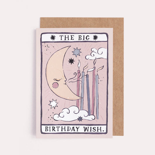 Tarot Moon Birthday Wish Card By Sister Paper Co