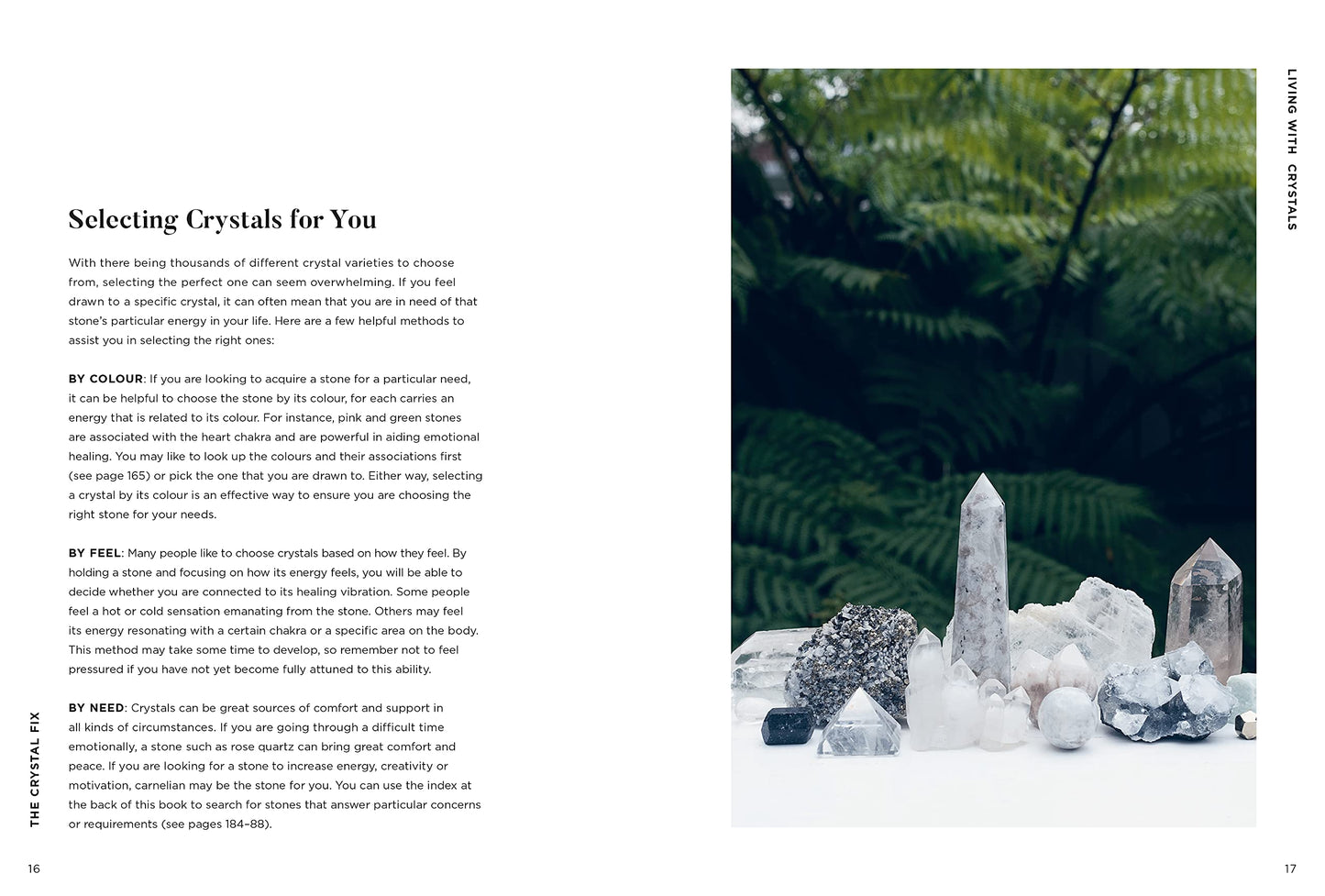 The Crystal Fix Book- Healing Crystals For The Modern Home