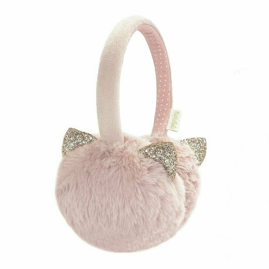 Cleo Cat Earmuffs - Pink By Rockahula