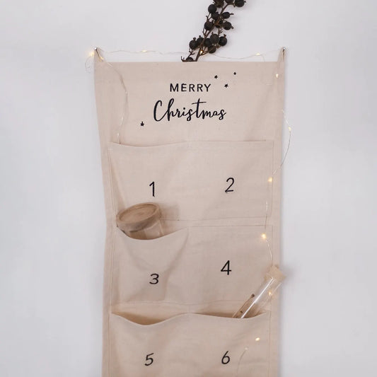 Scandi Merry Christmas Fabric Advent Calendar