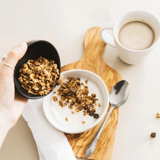 Organic Shaped Cereal Bowl Dadasi 13 cm - Matte White