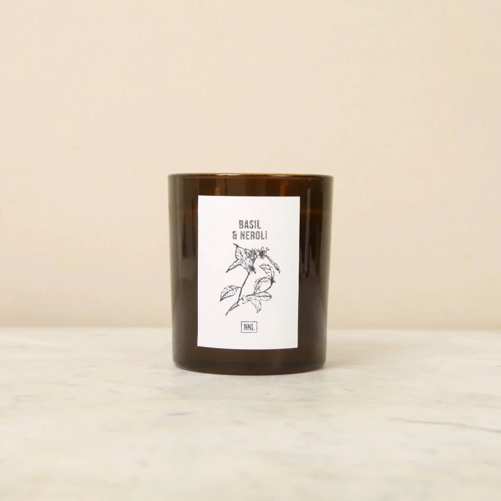 Norfolk Natural Living Scented Candle - Basil & Neroli