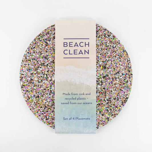 Beach Clean Round Placemat Set by Liga