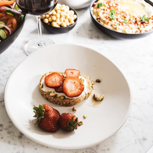 26cm Dadasi Stoneware Dinner Plate in Matt White