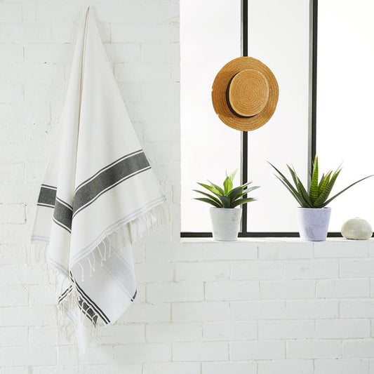Terry Fouta Towel In Anthracite