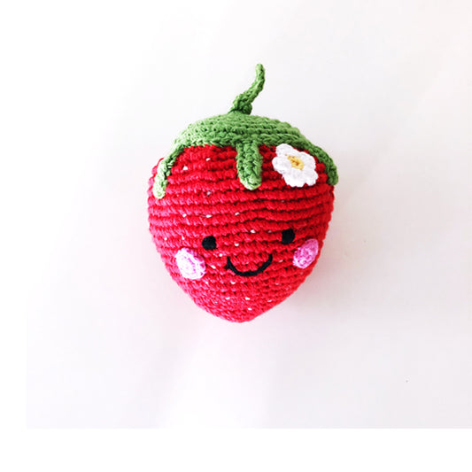 Friendly Strawberry Rattle by Pebblechild