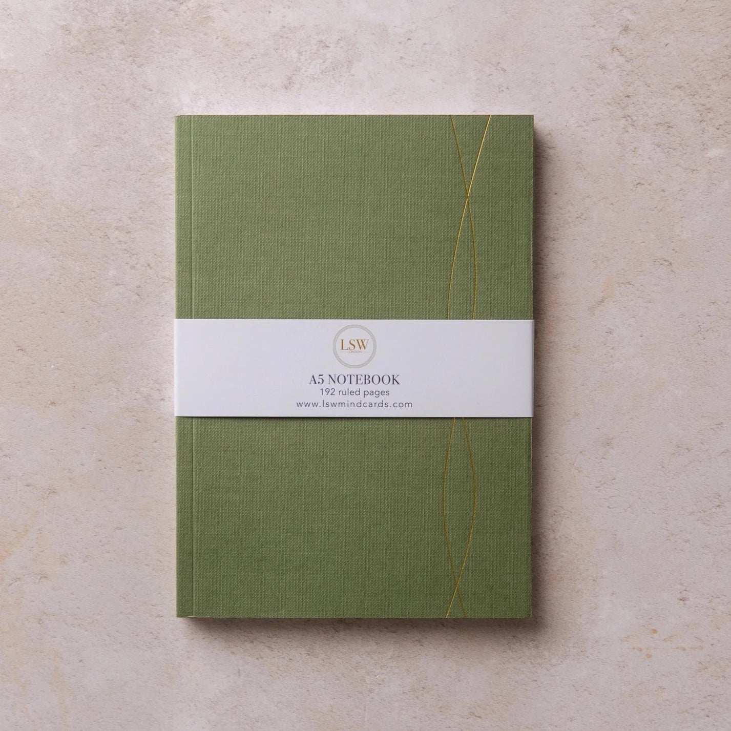 A5 Notebook - Mid Green by LSW