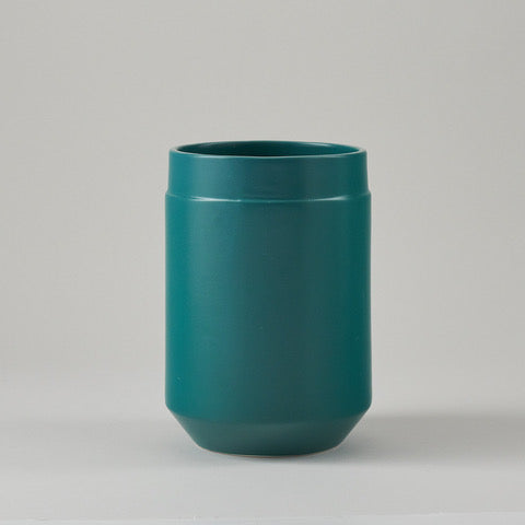 Matt Green Big Vase by Hend Krichen