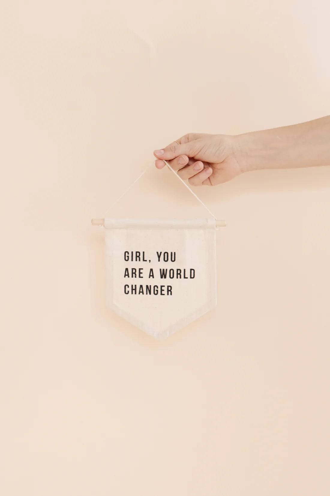 World Changer Hanging Sign
