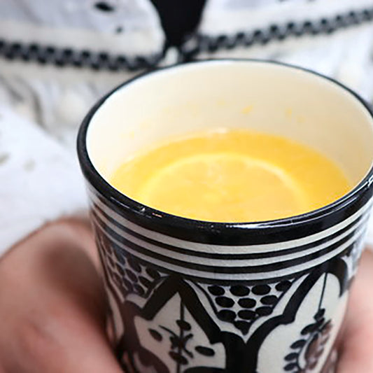 Moroccan Tumbler "ZWAK" In Monochrome
