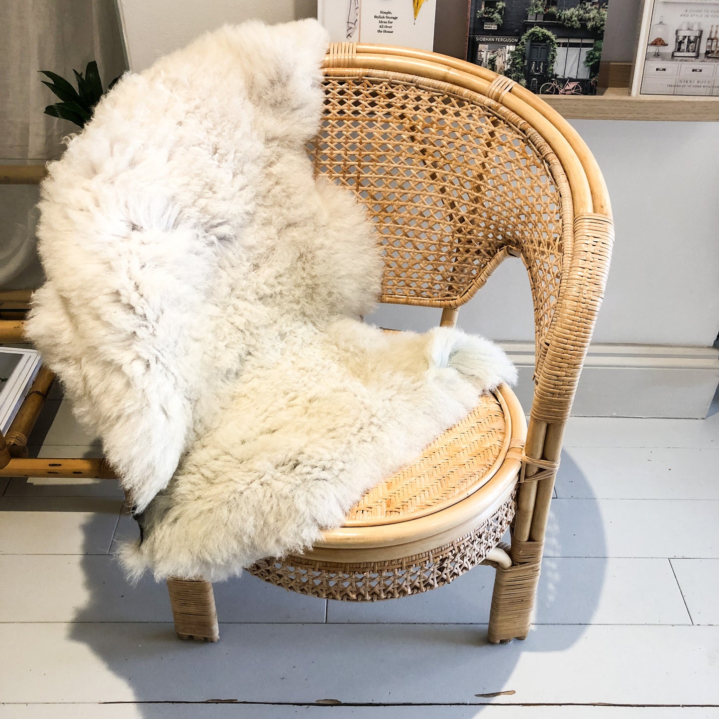 VINTAGE CANE ARMCHAIR