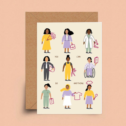 "You Can Do Anything" Card By Sakina Saïdi